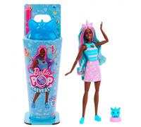 Barbie Poupée Pop Reveal – Série Shakes, licorne parfumée avec animal de compagnie, 8 surprises