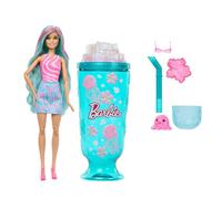 Barbie Poupée Pop Reveal Série Sea Slushy avec accessoires, animal, 8 surprises, slime sensoriel et des cheveux qui changent de couleur, JKF62