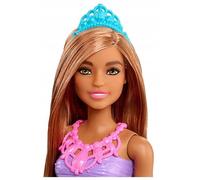 Barbie Poupée princesse HGR03 avec robe bleue