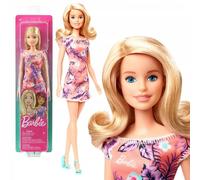 Barbie Poupée Robe Floral Orange Mattel GHT24