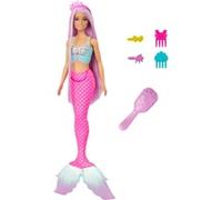 Barbie Poupée mannequin Fantaisie sirèneà cheveux longs