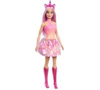 Barbie Poupées Licorne Aux Cheveux Colorés Fantaisie, Aux Tenues Avec Effet Dégradé Et Aux Accessoires Sur Le Thème De La Licorne,