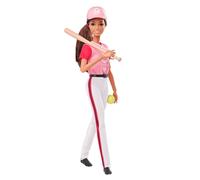 Barbie Professions Sport Softball Poupée de baseball, cadeau et jouet dès 3 ans