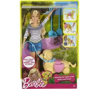 Barbie Promenade de chien Poupée Barbie & toutou