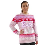 Barbie Pull de Noël Femme | Sweat De Noël Femme | Noël Sweatshirts Femme | Rose XXL