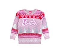 Barbie Pull de Noël Fille | Sweat De Noël | Pull De Noël Enfants | Rose 12-13 Ans