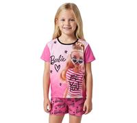 Barbie Pyjama court pour fille de 3 à 10 ans, produit officiel