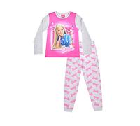 Barbie Pyjama long rose Mattel officiel pour fille, rose, 4-5 Years