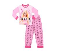 Barbie Pyjama long rose Mattel pour fille, rose, 6-7 ans