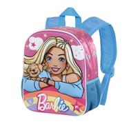 Barbie Rainbow-Sac à Dos 3D Petit, Rose, 26 x 31 cm, Capacité 8,5 L