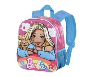 Barbie Rainbow-Sac à Dos 3D Petit, Rose, 26 x 31 cm, Capacité 8,5 L