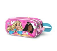 Barbie Rainbow Trousse 3D Double, Rose Rose