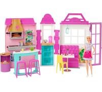 Barbie Restaurant avec poupée (blonde), Barbie Bistro avec accessoires