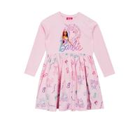 Barbie Robe Robe Licorne pour Filles | Robe Patineuse | Vêtements pour Filles | Rose | 7-8 Ans