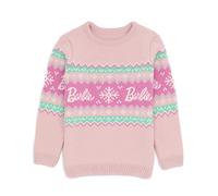 Barbie Rose Barbie Logo Pull de Noël Fille