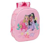 BARBIE - Sac à dos d'école avec design 3D, idéal pour les enfants de différents âges, confortable et polyvalent, qualité et résistance, 27 x 10 x 33 cm