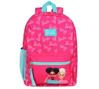 Barbie Sac à dos d'école souple pour fille, sac à dos rose