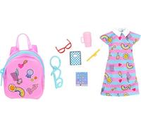 Barbie Fashion Pack Prenium - HJT44 - Ensemble vêtements pour poupée Barbie - Thème de l'école G