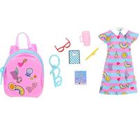 Barbie Fashion Pack Prenium - HJT44 - Ensemble vêtements pour poupée Barbie - Thème de l'école G