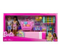 Barbie - Salle de Jeux avec 2 Poupées