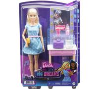 Barbie "Scène libre pour les grands rêves" Malibu Coffret de maquillage avec poupée