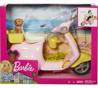 Barbie Scooter Moto Avec Un Chiot Chien Playset Véhicule Original Mattel FRP56