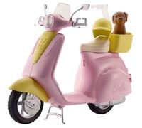 BARBIE - Scooter rose et petit chien pour poupée - Fille - A partir de 3 ans