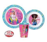 Barbie Service de table, micro-service en plastique multicouleur G