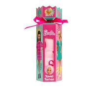 Barbie Serviette à Cheveux pour Enfant - Ensemble Cadeau - Microfibre - Séchage Rapide