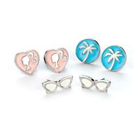 Barbie Clous d'oreilles – Lot de 3 classiques – Taille unique – Zinc