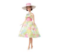 Barbie Signature 12 JOURS DE PRINTEMPS poupée avec cheveux bruns et 12 jours de surprises, édition limitée de collection, HRM27