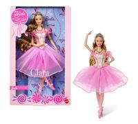 Barbie Signature Casse-Noisette Poupée 25e Anniversaire | avec tutu de ballerine scintillant inspiré du modèle original, corsage à volants, chaussons roses et diadème doré, JJY15
