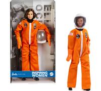 Barbie Signature Inspiring Women Fashion Doll Ellen Ochoa collectionner en combinaison spatiale d'astronaute avec accessoires, y compris un cas