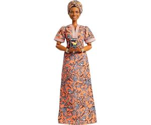 Barbie Signature Maya Angelou, poupée de Collection Femmes d'Exception en Robe Longue avec imprimé Floral, Jouet Collector, GXF46