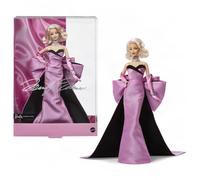Barbie Signature Poupée Collector Marilyn Monroe, 100e Anniversaire | Porte la robe rose iconique du film "Les hommes préfèrent les blondes" et bijoux "Diamonds"