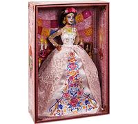 Barbie Signature poupée de Collection Dia de Los Muertos habillée et maquillée en Catrina, Jouet Collector, GNC40