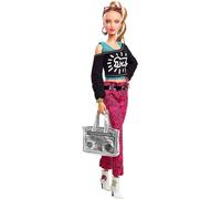 Barbie Signature poupée de Collection stylisée avec Keith Haring, Jouet Collector, FXD87 Multicolore