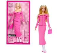 Barbie Signature stylisée par Andrew Mukamal, poupée à collectionner, avec 3 tenues pour le jour et la nuit et accessoires, support inclus, JBH81