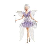 Barbie Signature Tooth Fairy Mannequin avec Ailes de Fée et Baguette Multicolore