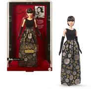 Barbie Signature Tribute Collection Rita Moreno Poupée de collection en robe noire et dorée avec gants et chaussures avec support de poupée