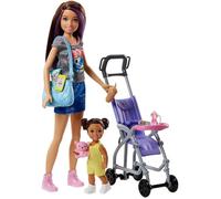 BARBIE Skipper baby-sitter et sa poussette