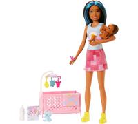 Barbie Skipper Babysitter Poupée Playset Bébé Berceau Accessoires Mattel HJY34