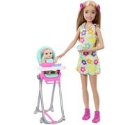Barbie Skipper Coffret Babysitters Inc, 1 poupée, 1 bébé, accessoires HTK35