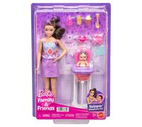 Barbie Skipper Jeu De Pouponnière Âge 3+ Chaise Haute Mattel