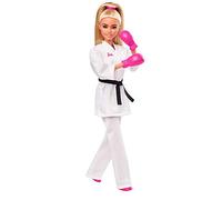 Poupée Barbie Jeux Olympiques Tokyo 2020 Championne de Karaté - BARBIE - Karaté - Blanc - 3 ans et plus