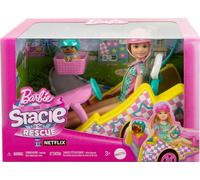 Barbie - Stacie Go-Kart, jeu avec poupée et véhicule fonctionnel, 3+, HRM08
