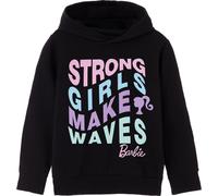 Barbie - "Strong Girls Make Waves" sweat à capuche pour fille NS7603 (128) (Noir)