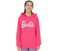 Barbie Sweat à capuche rose en coton pour fille, rose, 7-8 ans