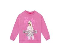 Barbie Sweatshirt à Paillettes Fille Pull pour Enfants Rose 5-6 Ans