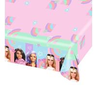 Nappe en papier - BARBIE - Sweet Life - 120x180cm - Rose - Décoration anniversaire enfant